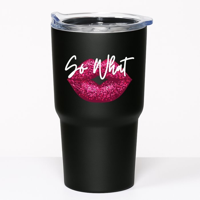 Retro I So What Funny Tumbler