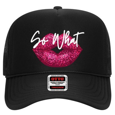 Retro I So What Funny Trucker Hat