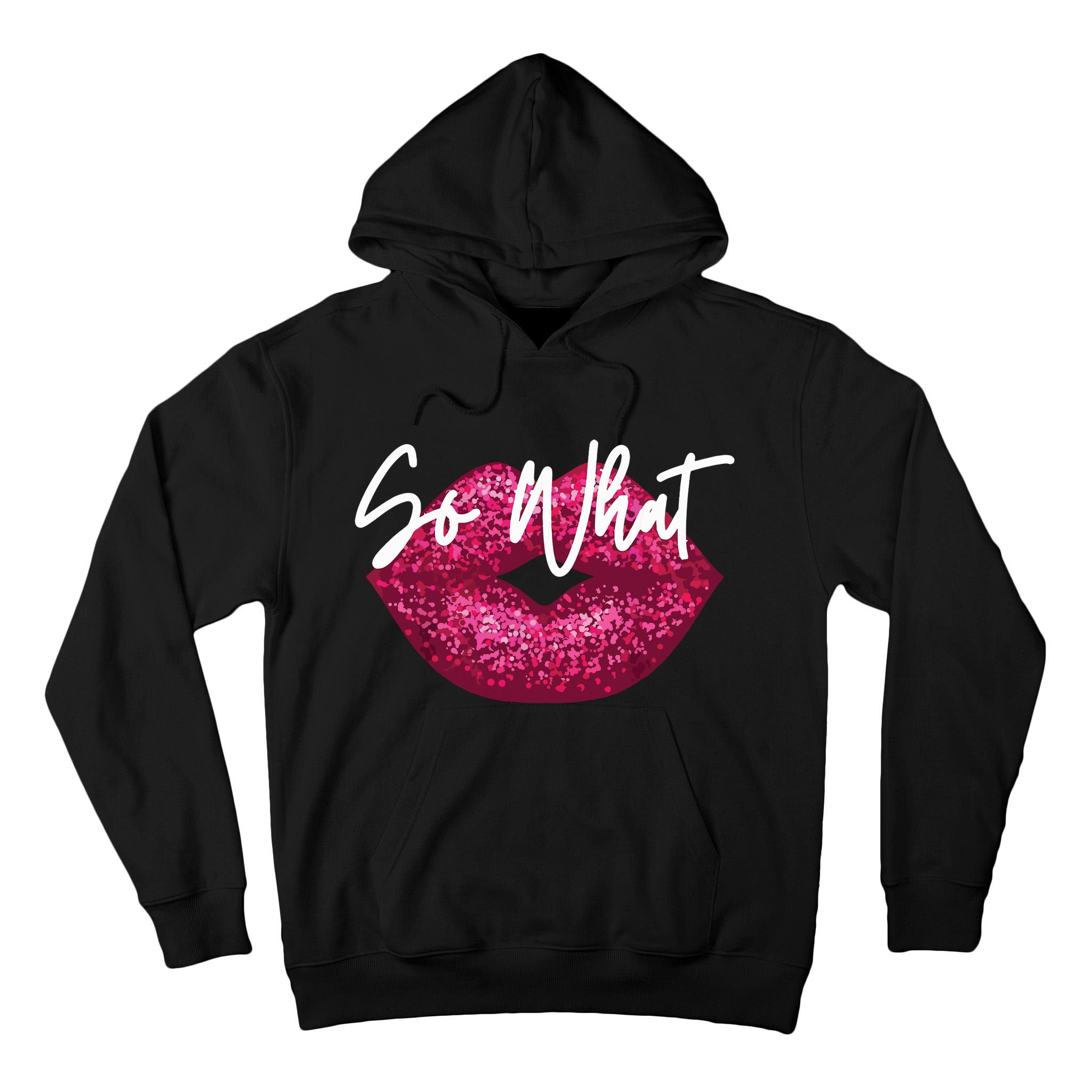 Retro I So What Funny Tall Hoodie