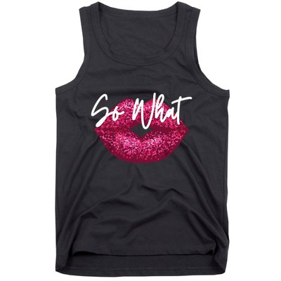 Retro I So What Funny Tank Top