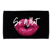 Retro I So What Funny Microfiber Hand Towel