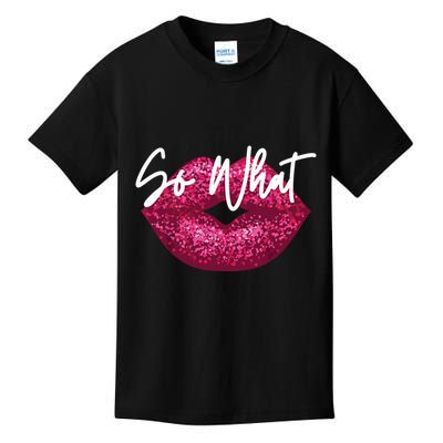 Retro I So What Funny Kids T-Shirt