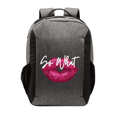 Retro I So What Funny Vector Backpack