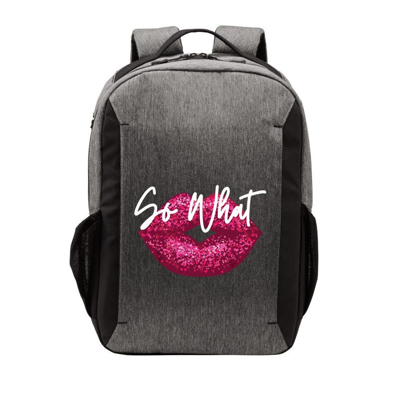 Retro I So What Funny Vector Backpack