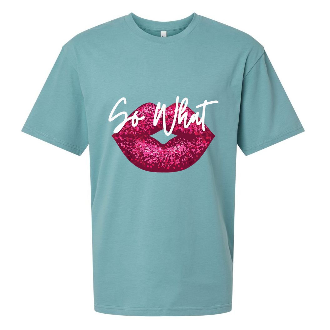 Retro I So What Funny Sueded Cloud Jersey T-Shirt