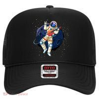 Rocking In Space Astronaut Rock High Crown Mesh Back Trucker Hat