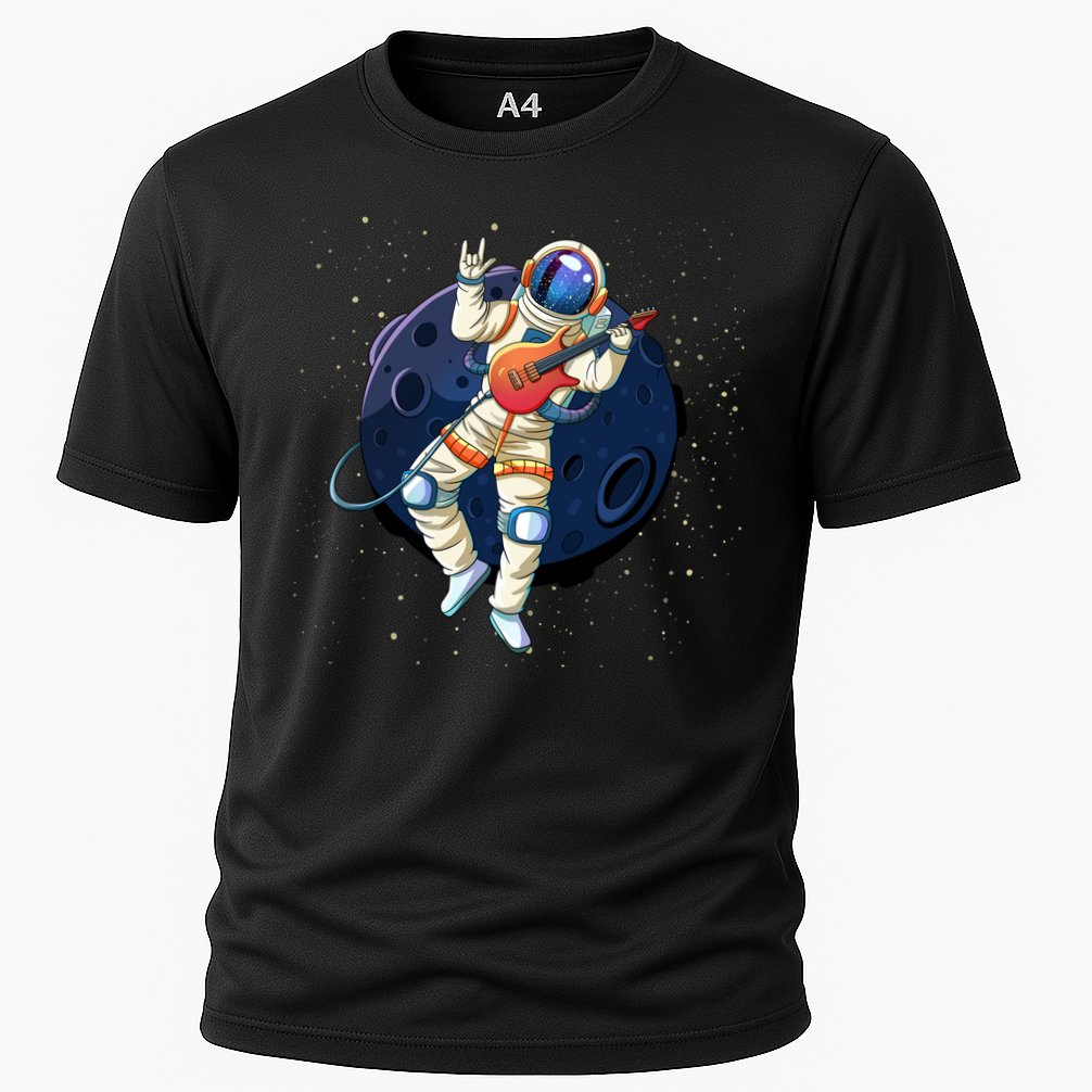 Rocking In Space Astronaut Rock Performance Shirt