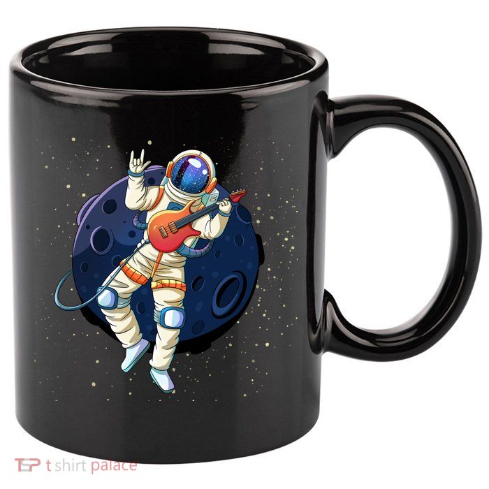 Rocking In Space Astronaut Rock 11oz C Handle Ceramic Mug