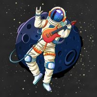 Rocking In Space Astronaut Rock 15oz Campfire Ceramic Mug