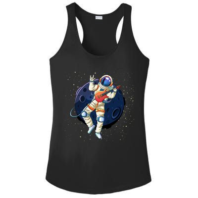 Rocking In Space Astronaut Rock Ladies PosiCharge Competitor Racerback Tank