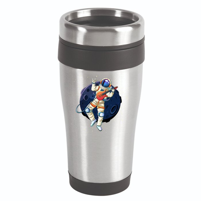 Rocking In Space Astronaut Rock 16oz Travel Tumbler