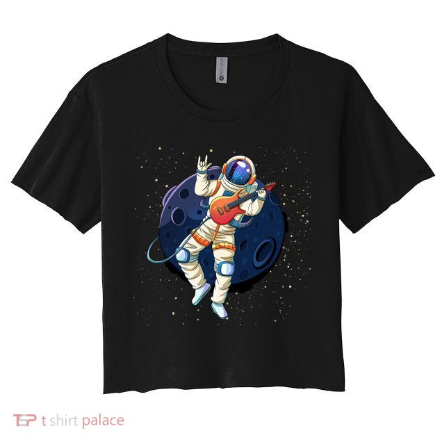 Rocking In Space Astronaut Rock Crop Top