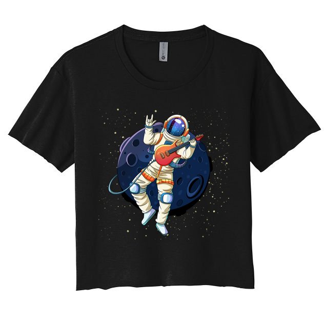 Rocking In Space Astronaut Rock Crop Top