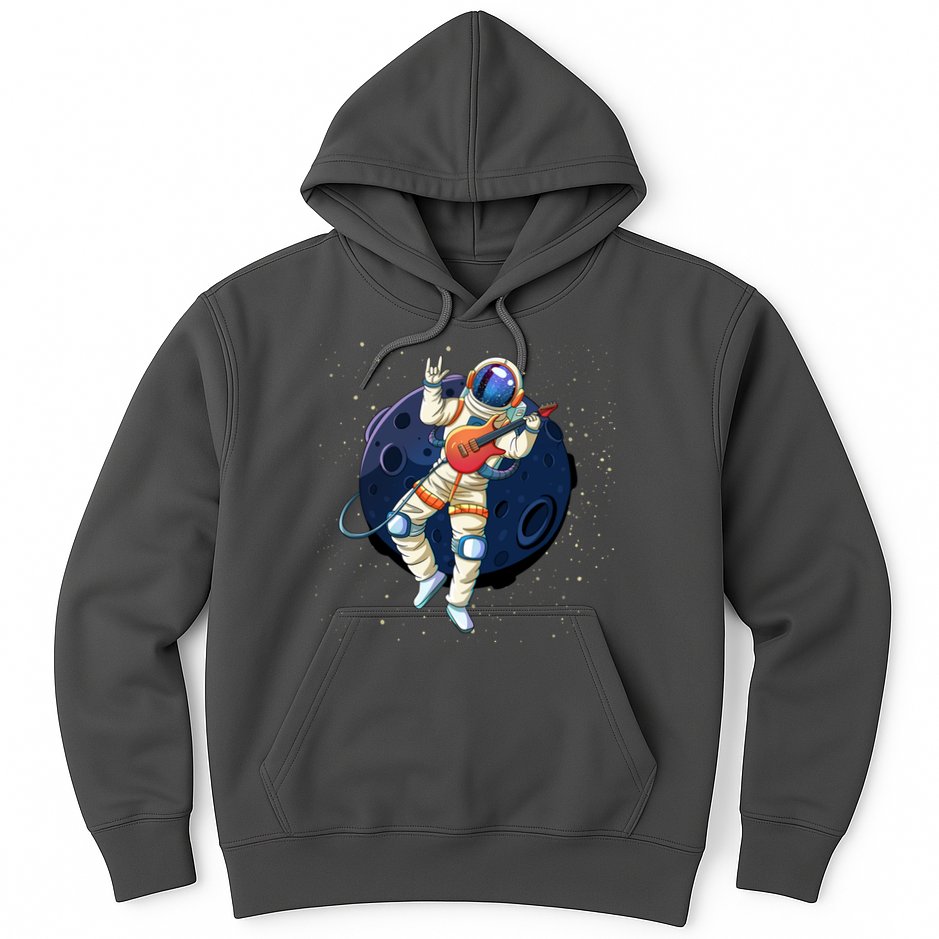 Rocking In Space Astronaut Rock Hoodie