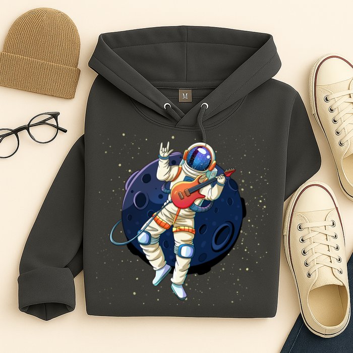 Rocking In Space Astronaut Rock Hoodie