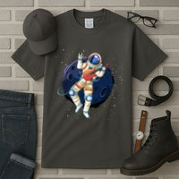 Rocking In Space Astronaut Rock Tall T-Shirt