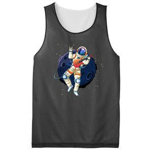 Rocking In Space Astronaut Rock Mesh Reversible Basketball Jersey Tank