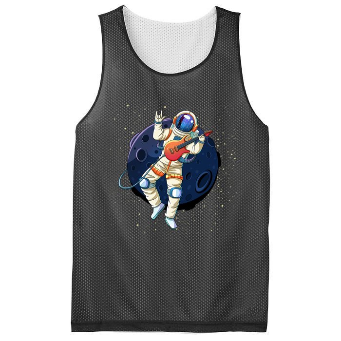 Rocking In Space Astronaut Rock Mesh Reversible Basketball Jersey Tank