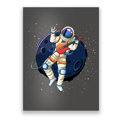 Rocking In Space Astronaut Rock Poster