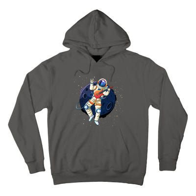 Rocking In Space Astronaut Rock Tall Hoodie