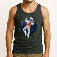 Rocking In Space Astronaut Rock Tank Top