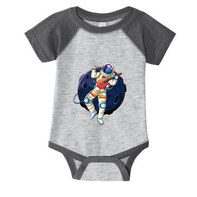 Rocking In Space Astronaut Rock Infant Baby Jersey Bodysuit