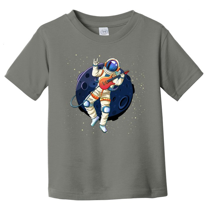 Rocking In Space Astronaut Rock Toddler T-Shirt