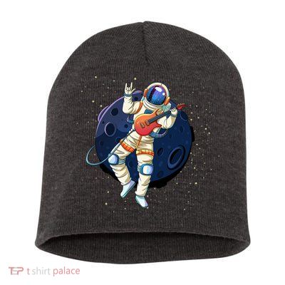 Rocking In Space Astronaut Rock Short Acrylic Beanie