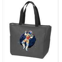 Rocking In Space Astronaut Rock Zip Tote Bag