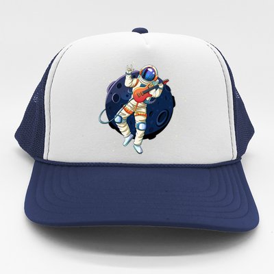 Rocking In Space Astronaut Rock Trucker Hat