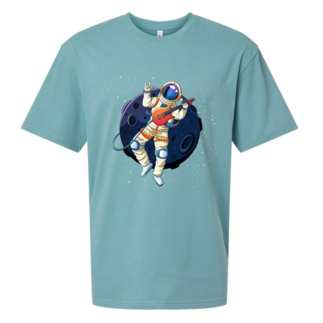 Rocking In Space Astronaut Rock Sueded Cloud Jersey T-Shirt