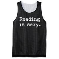 Reading Is Sexy Book Readers Read Bookworm Sapiosexual Mesh Reversible Basketball Jersey Tank