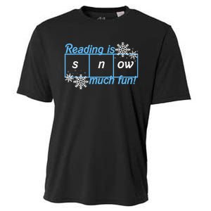 Reading Is Snow Much Fun Science Of Reading Cooling Performance Crew T-Shirt