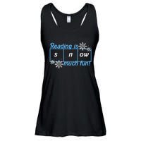 Reading Is Snow Much Fun Science Of Reading Ladies Essential Flowy Tank