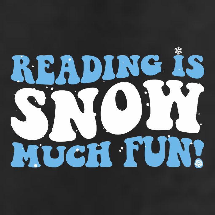 Reading Is Snow Much Fun Science Of Reading Garment-Dyed Fleece Hoodie