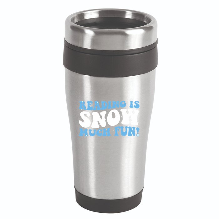 Reading Is Snow Much Fun Science Of Reading 16oz Travel Tumbler
