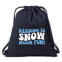 Reading Is Snow Much Fun Science Of Reading Drawstring Bag