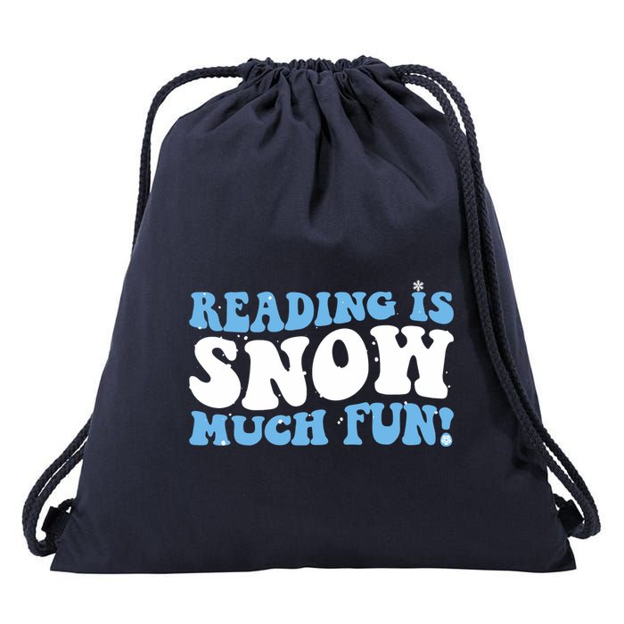 Reading Is Snow Much Fun Science Of Reading Drawstring Bag