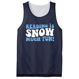 Reading Is Snow Much Fun Science Of Reading Mesh Reversible Basketball Jersey Tank