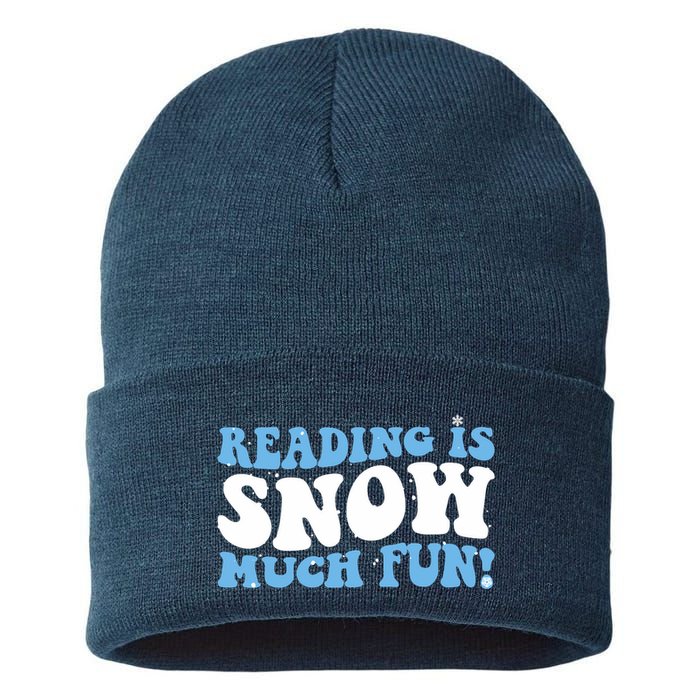 Reading Is Snow Much Fun Science Of Reading Sustainable Knit Beanie