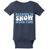 Reading Is Snow Much Fun Science Of Reading Baby Bodysuit