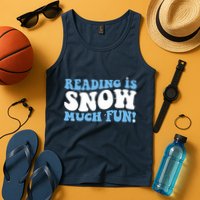 Reading Is Snow Much Fun Science Of Reading Tank Top