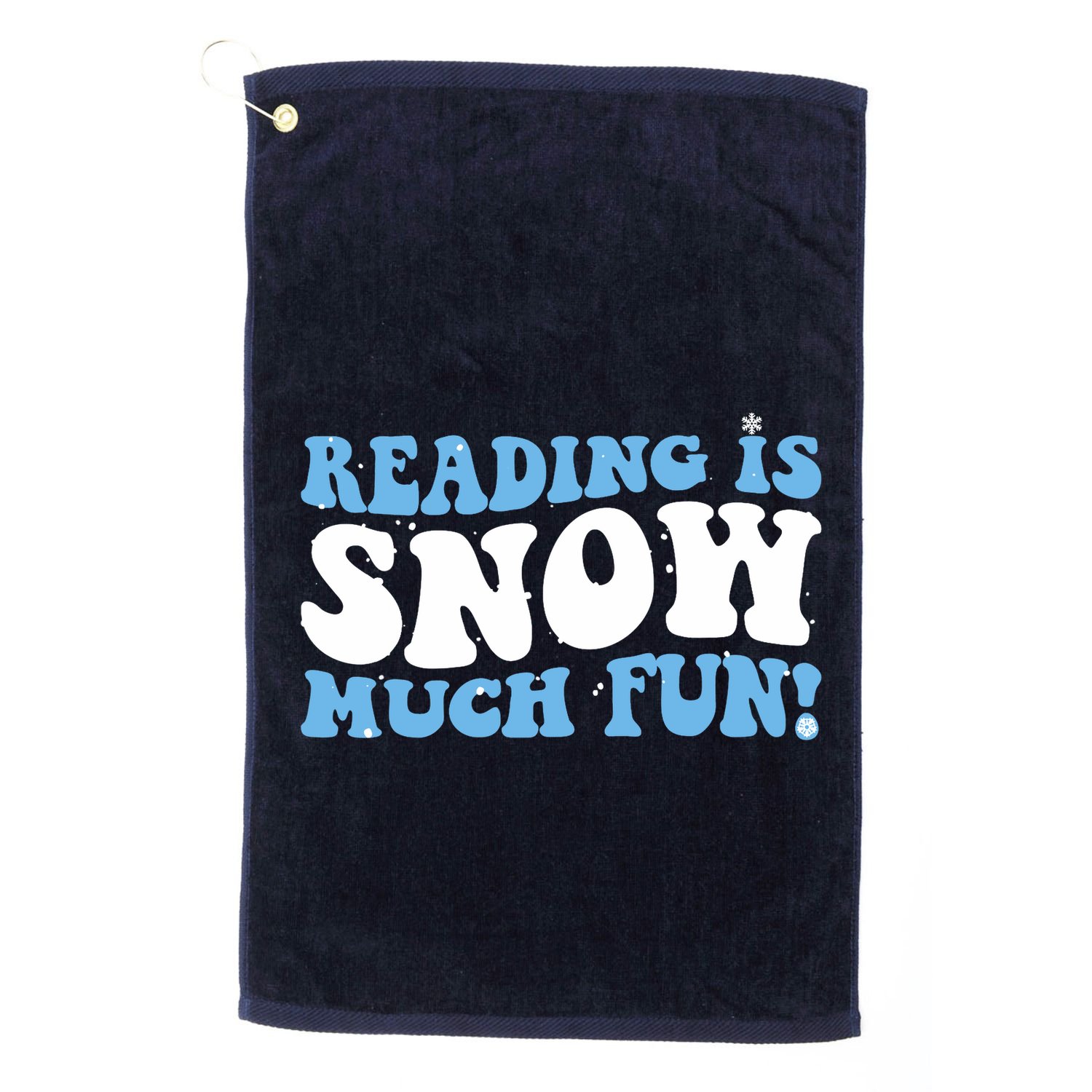 Reading Is Snow Much Fun Science Of Reading Golf Towel