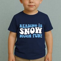 Reading Is Snow Much Fun Science Of Reading Toddler T-Shirt