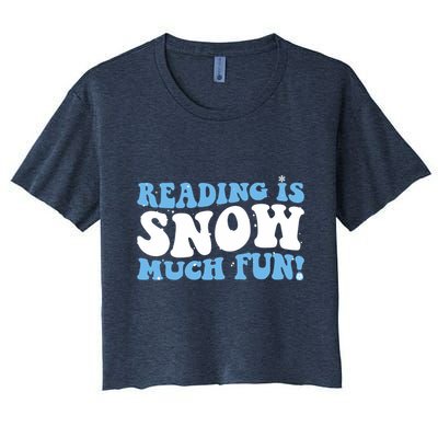 Reading Is Snow Much Fun Science Of Reading Crop Top