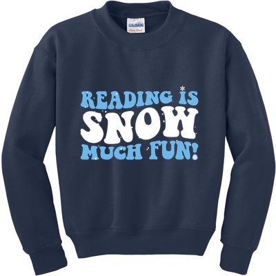 Reading Is Snow Much Fun Science Of Reading Kids Sweatshirt
