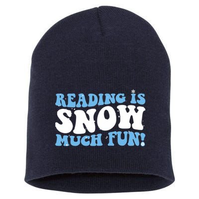 Reading Is Snow Much Fun Science Of Reading Short Acrylic Beanie