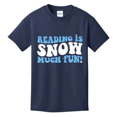 Reading Is Snow Much Fun Science Of Reading Kids T-Shirt