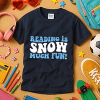Reading Is Snow Much Fun Science Of Reading Kids T-Shirt