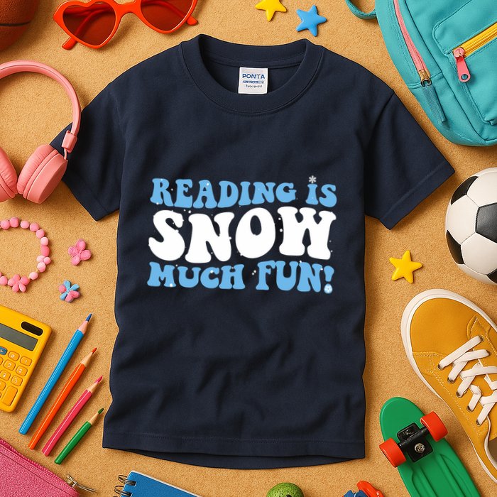 Reading Is Snow Much Fun Science Of Reading Kids T-Shirt